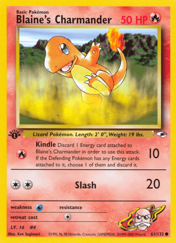 Blaine's Charmander [1st Edition]