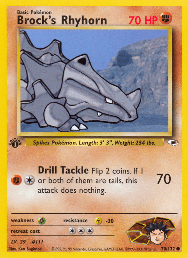Brock's Rhyhorn [1st Edition]