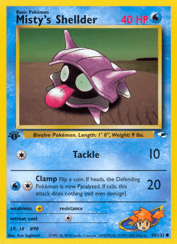 Misty's Shellder [1st Edition]