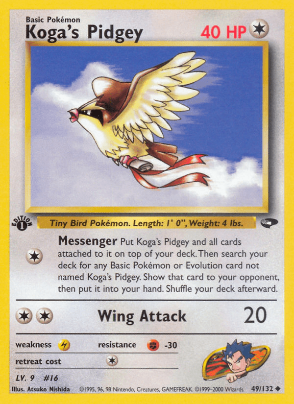 Koga's Pidgey [1st Edition]