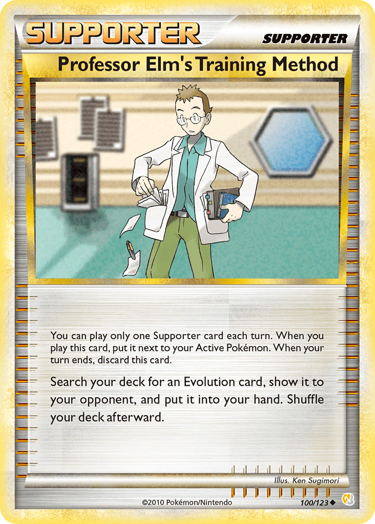 Professor Elm's Training Method [Reverse Holo]