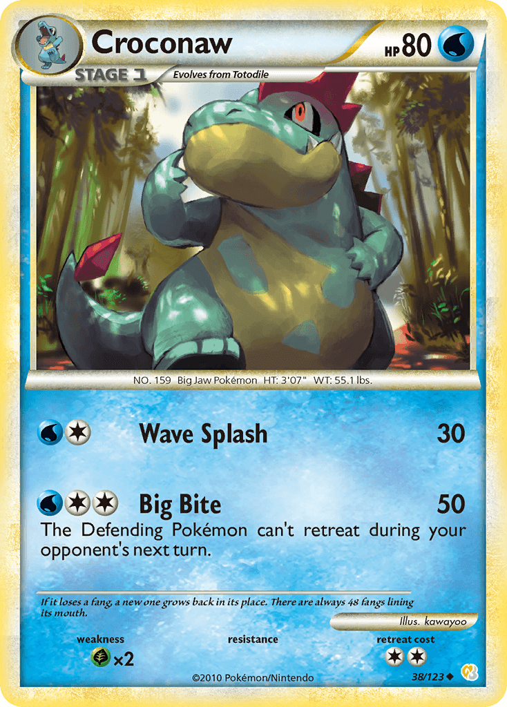 Croconaw [Reverse Holo]