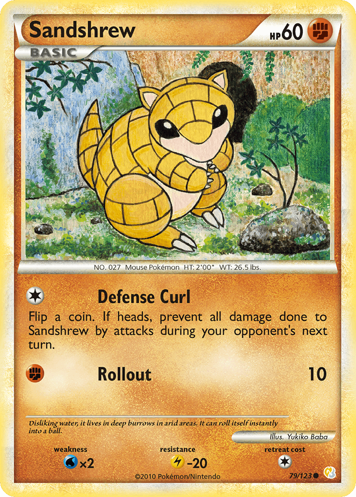 Sandshrew [Reverse Holo]