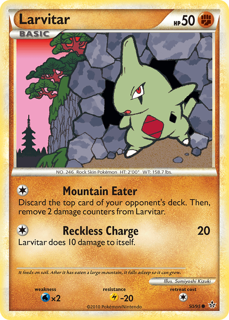 Larvitar [Reverse Holo]