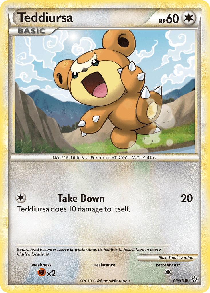 Teddiursa [Reverse Holo]