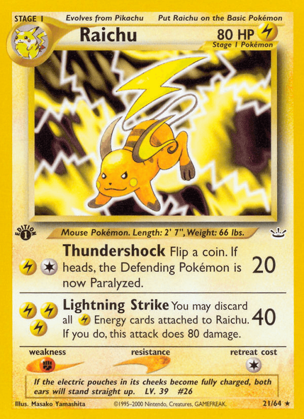 Raichu [1st Edition]