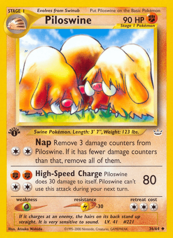 Piloswine [1st Edition]