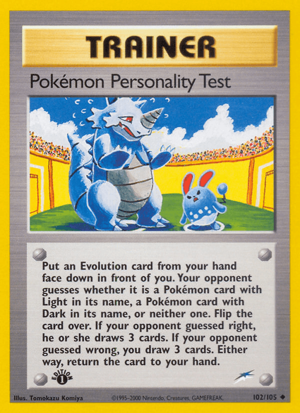 Pokémon Personality Test [1st Edition]