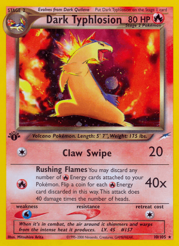 Dark Typhlosion [1st Edition]