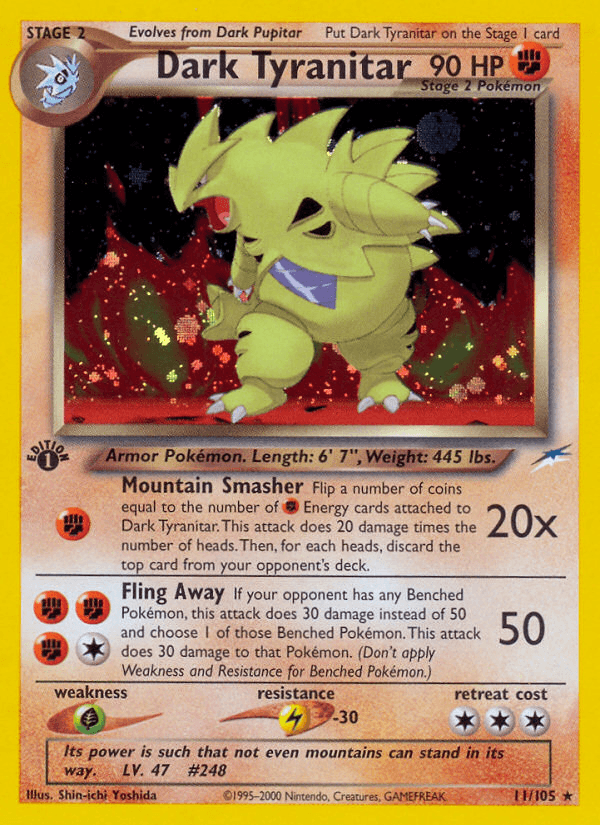 Dark Tyranitar [1st Edition]