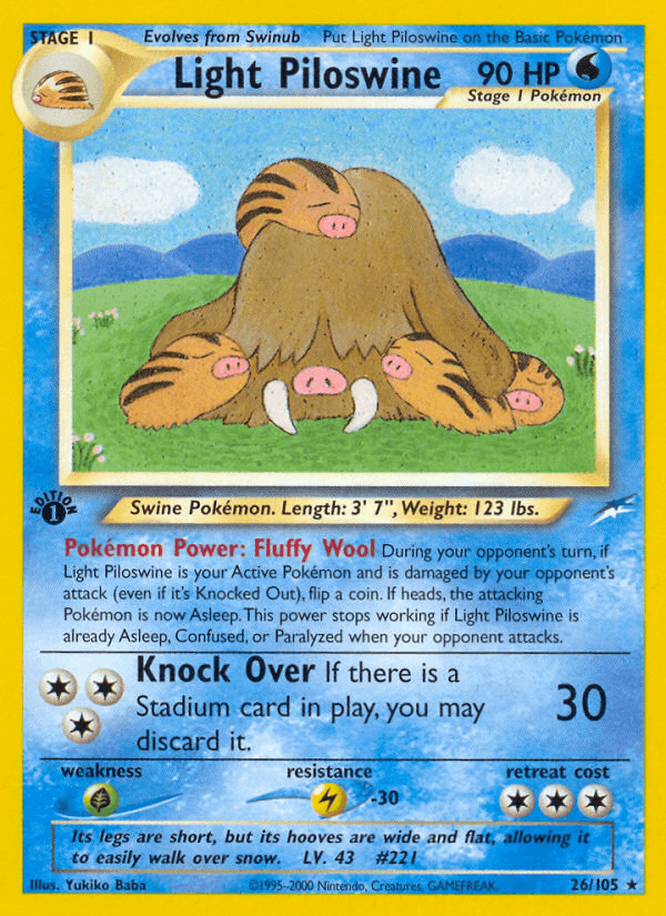 Light Piloswine [1st Edition]