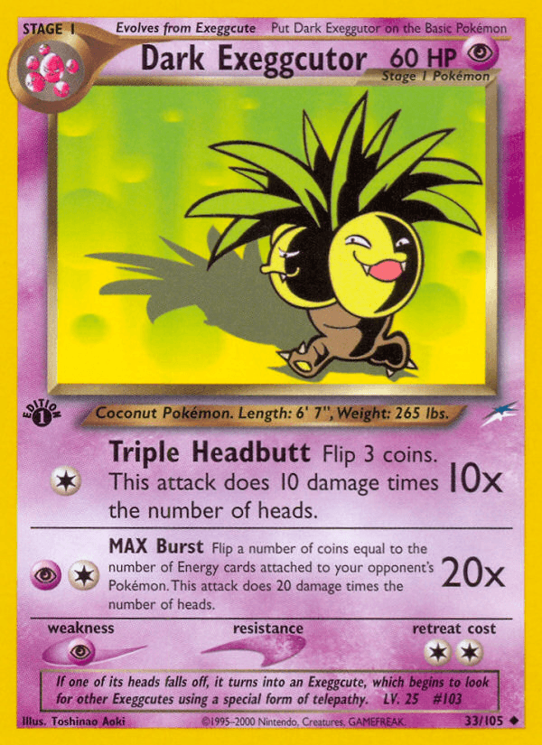 Dark Exeggutor [1st Edition]