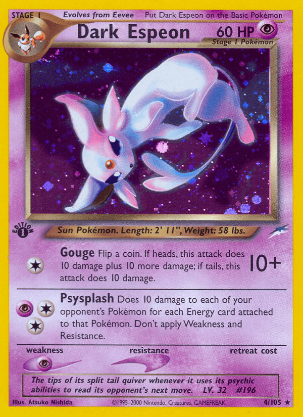 Dark Espeon [1st Edition]