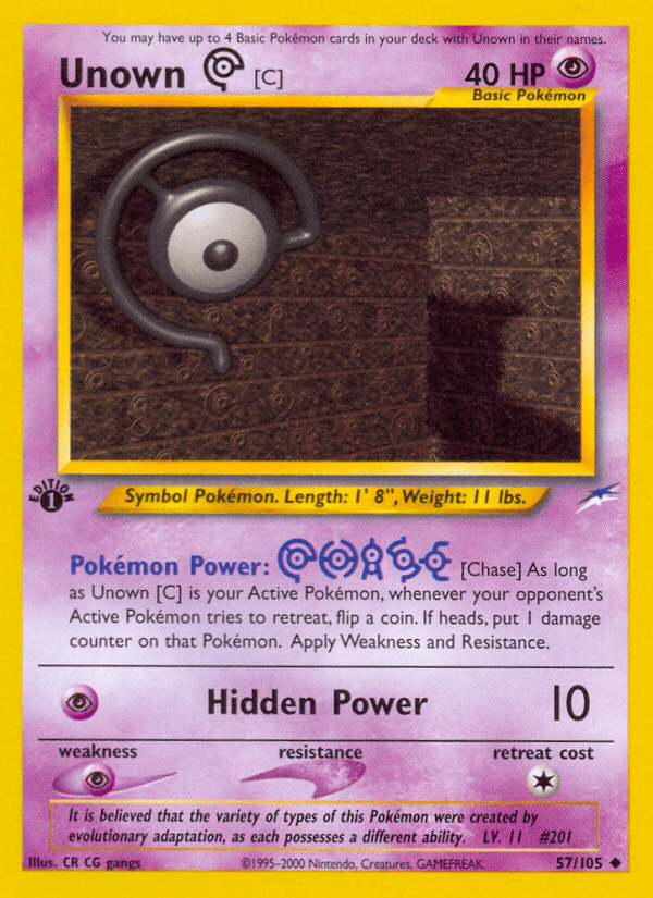 Unown [C] [1st Edition]