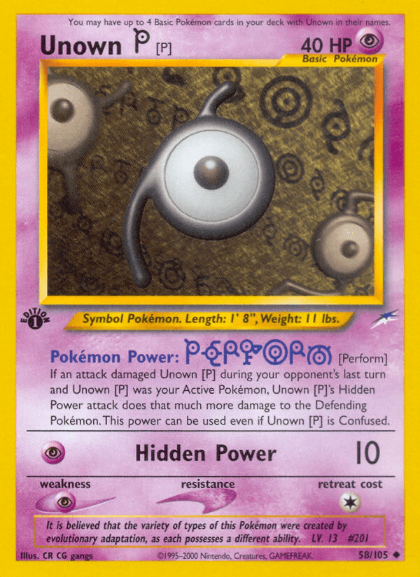 Unown [P] [1st Edition]