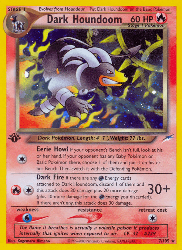 Dark Houndoom [1st Edition]