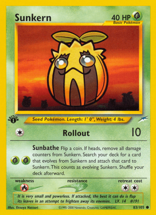 Sunkern [1st Edition]
