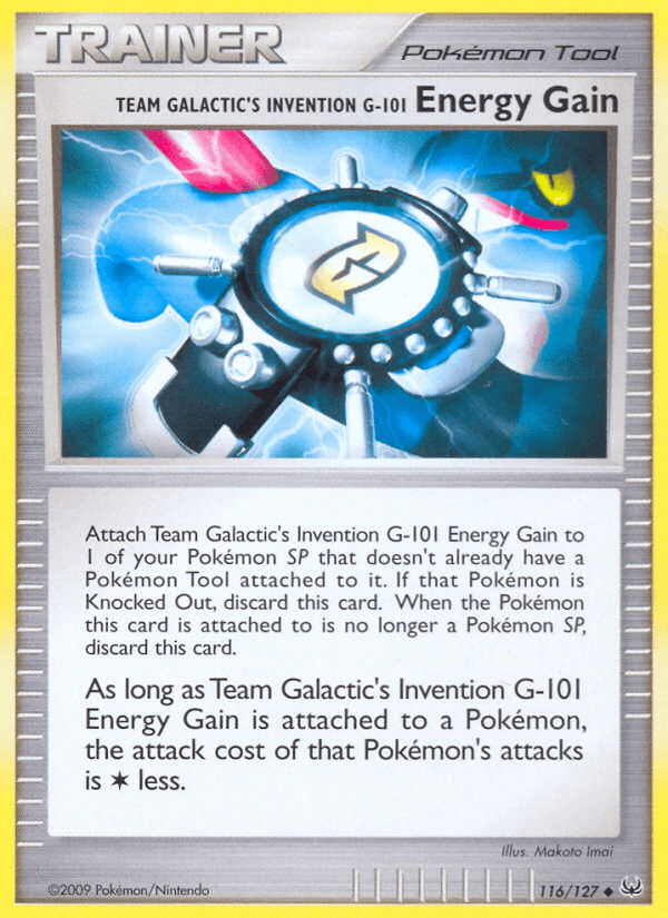 Team Galactic's Invention G-101 Energy Gain [Reverse Holo]
