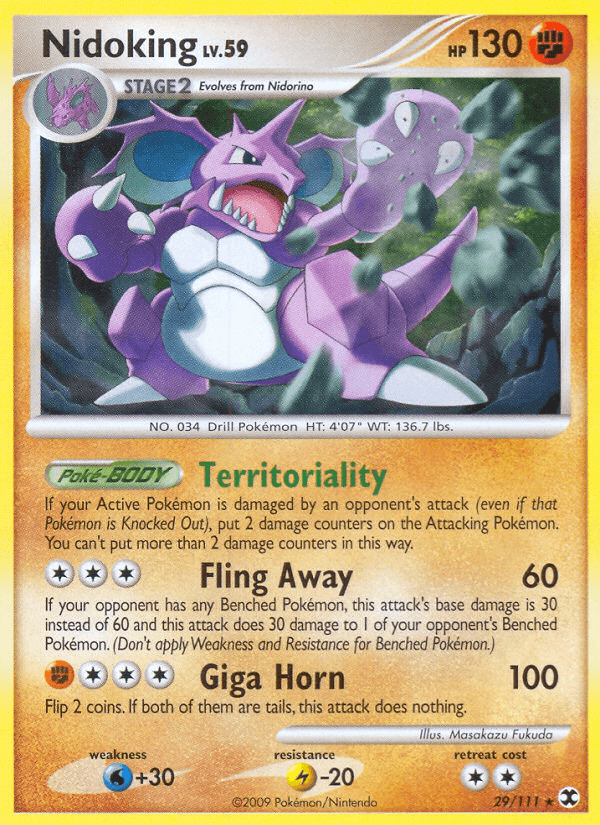 Nidoking [Reverse Holo]