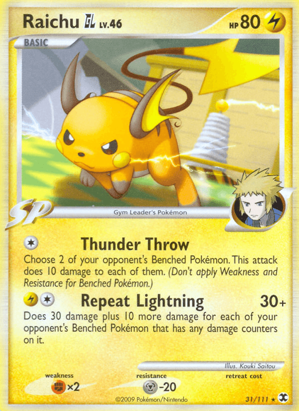 Raichu GL [Reverse Holo]