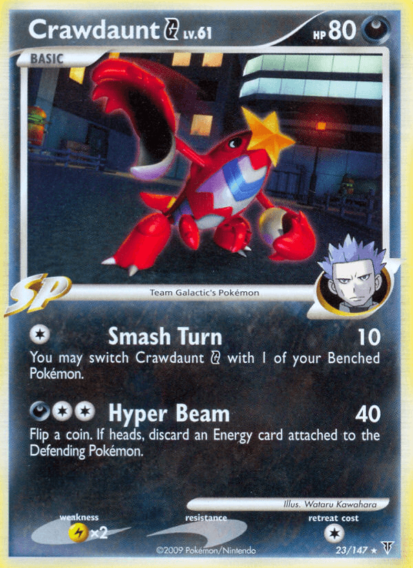 Crawdaunt G [Reverse Holo]