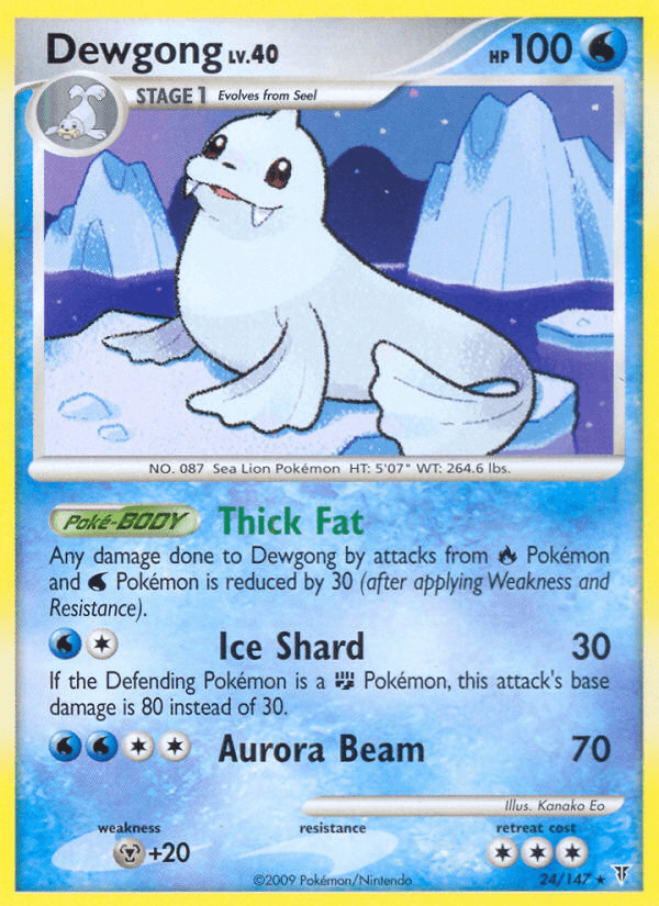 Dewgong [Reverse Holo]