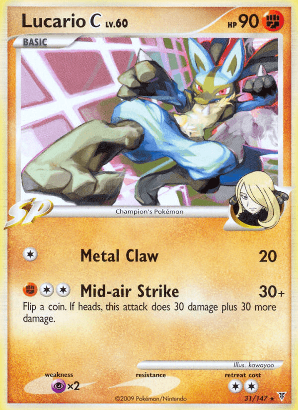 Lucario C [Reverse Holo]