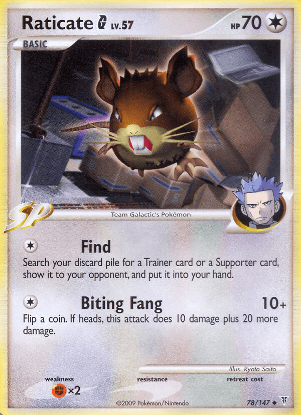 Raticate G [Reverse Holo]