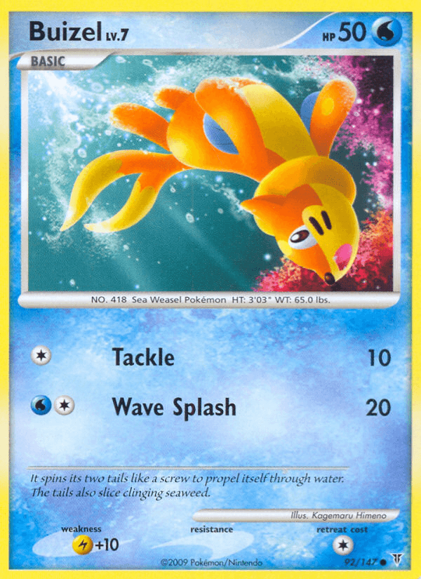 Buizel [Reverse Holo]