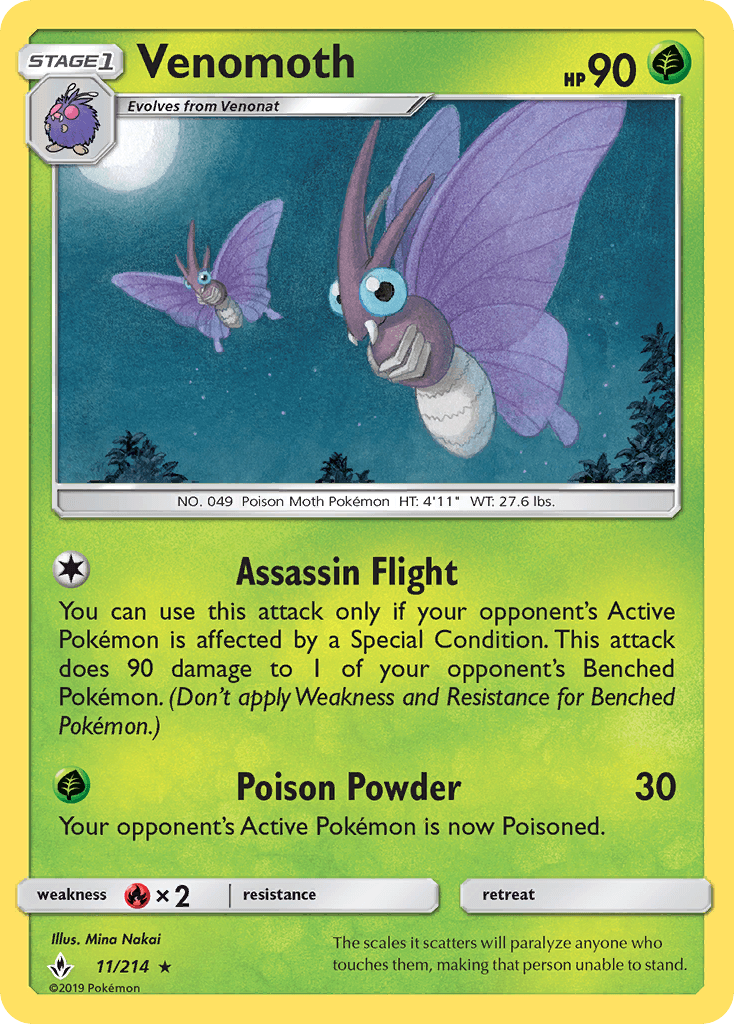 Venomoth [Reverse Holo]