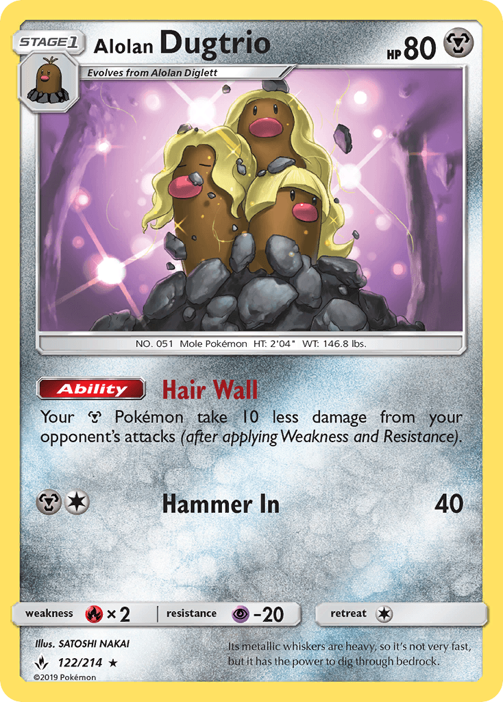 Alolan Dugtrio [Reverse Holo]