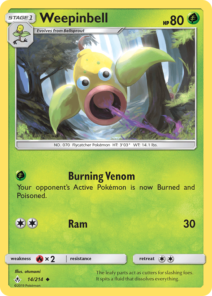 Weepinbell [Reverse Holo]