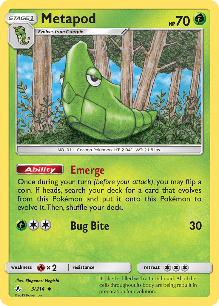 Metapod [Reverse Holo]