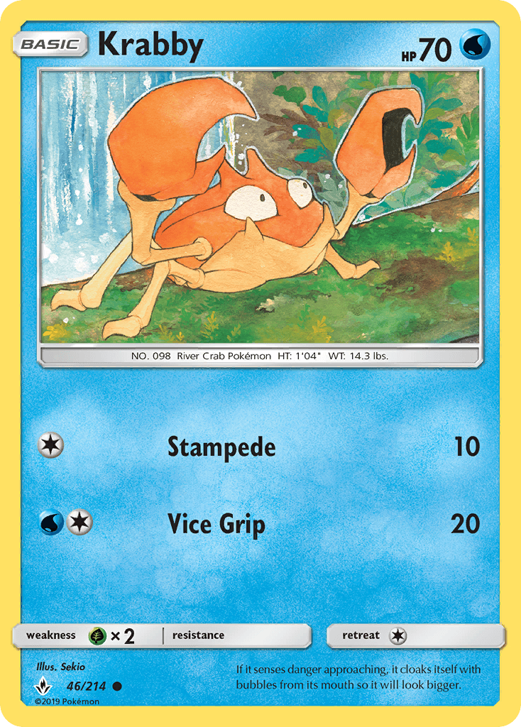 Krabby [Reverse Holo]
