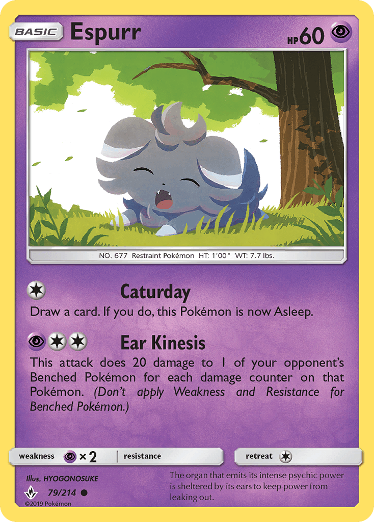 Espurr [Reverse Holo]