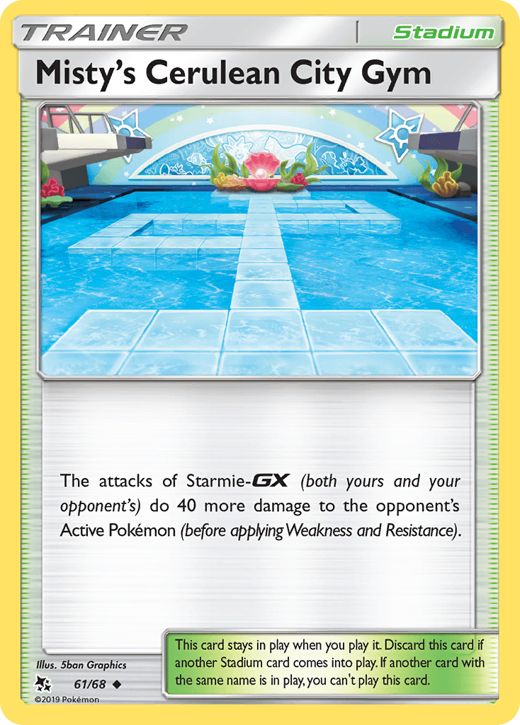 Misty's Cerulean City Gym [Reverse Holo]