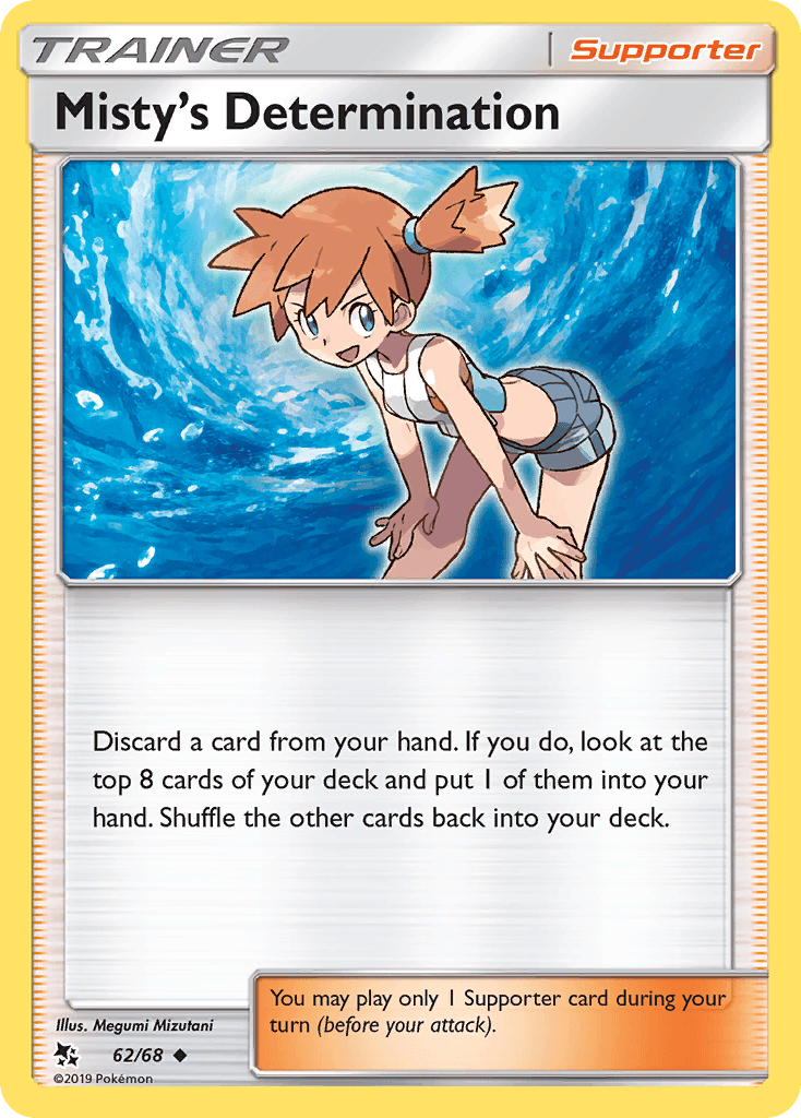 Misty's Determination [Reverse Holo]
