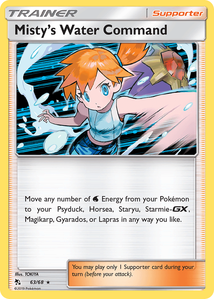 Misty's Water Command [Reverse Holo]