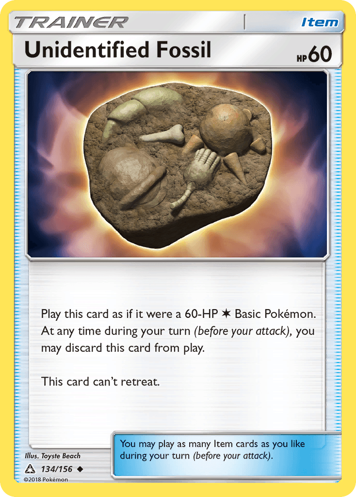 Unidentified Fossil [Reverse Holo]