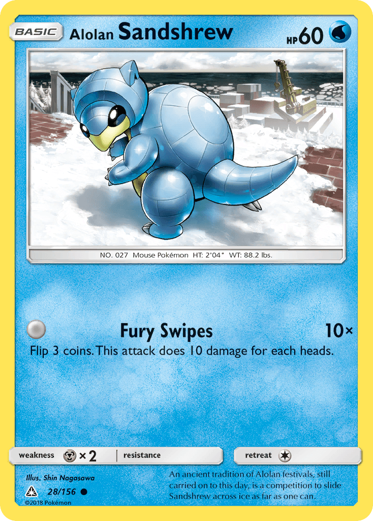 Alolan Sandshrew [Reverse Holo]