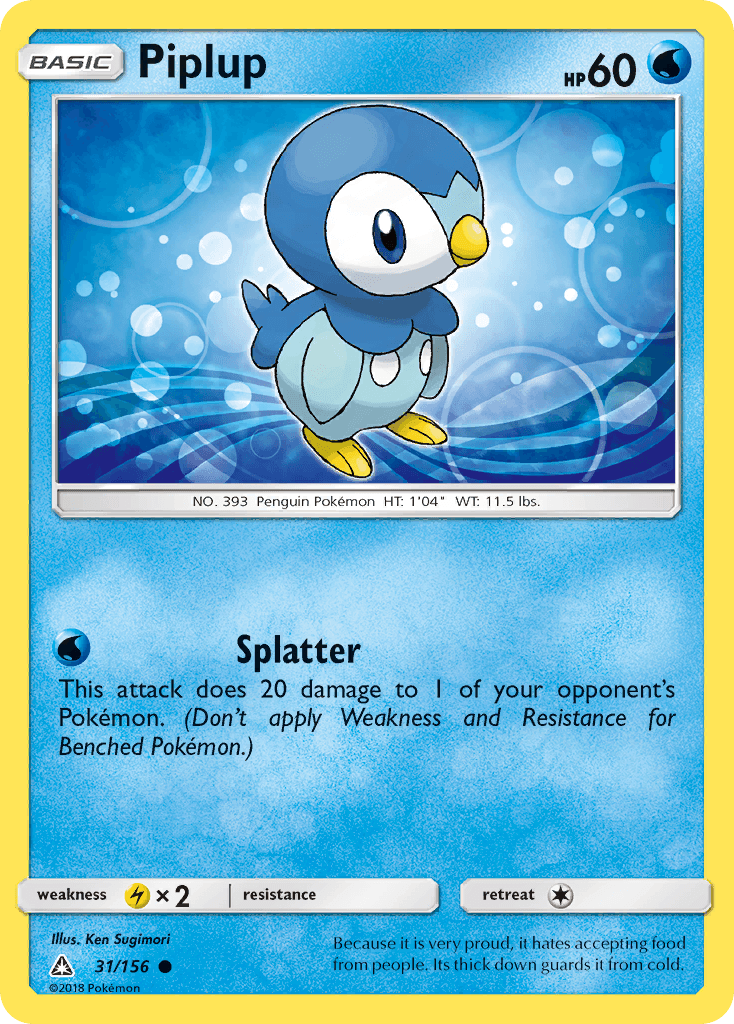 Piplup [Reverse Holo]
