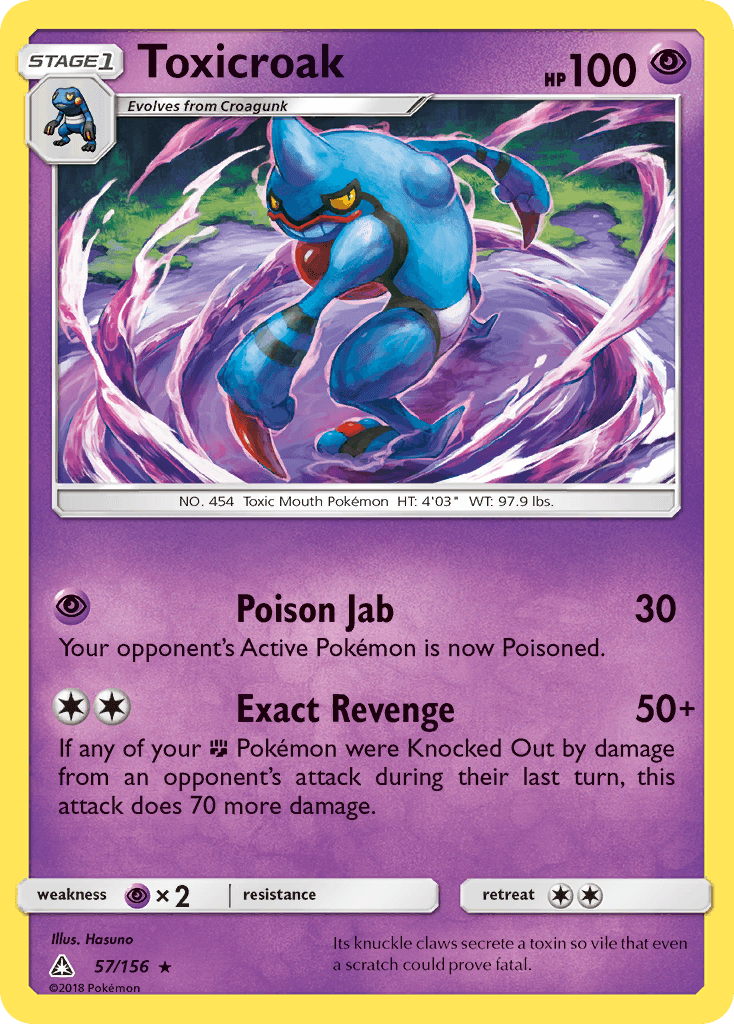 Toxicroak [Reverse Holo]