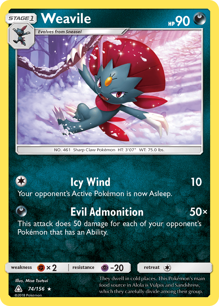 Weavile [Reverse Holo]