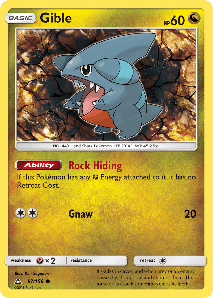 Gible [Reverse Holo]