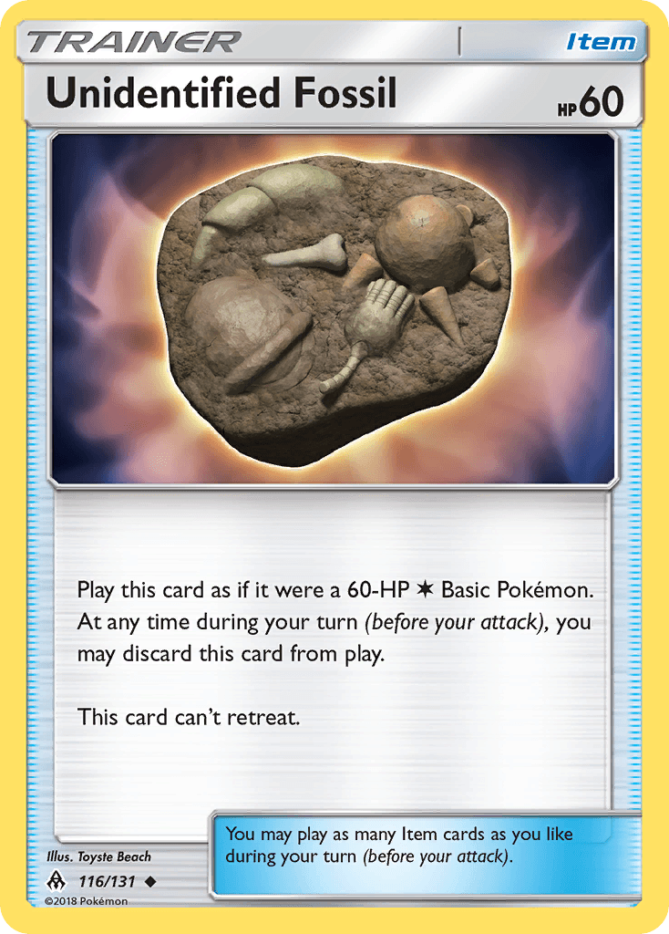 Unidentified Fossil [Reverse Holo]