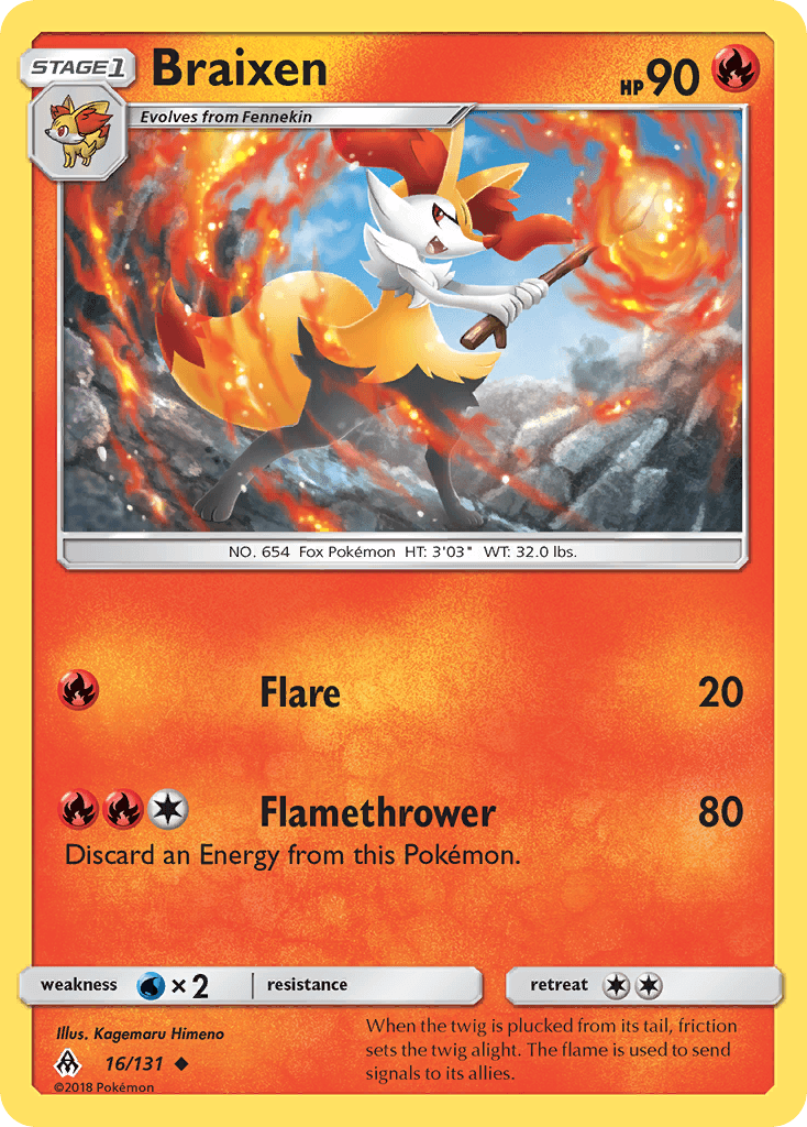 Braixen [Reverse Holo]