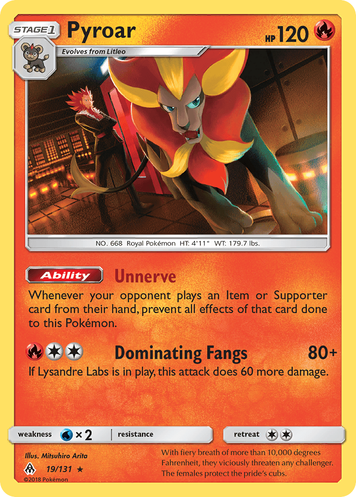 Pyroar [Reverse Holo]