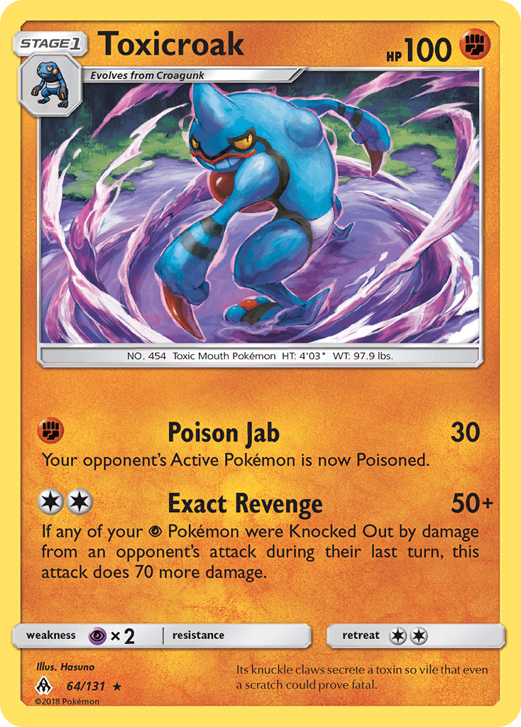 Toxicroak [Reverse Holo]