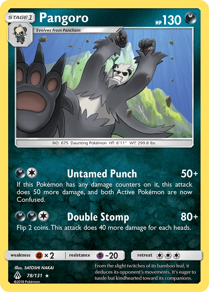 Pangoro [Reverse Holo]