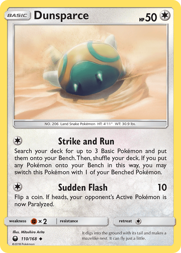 Dunsparce [Reverse Holo]